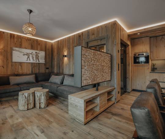 Wohnbereich Chalet Prime