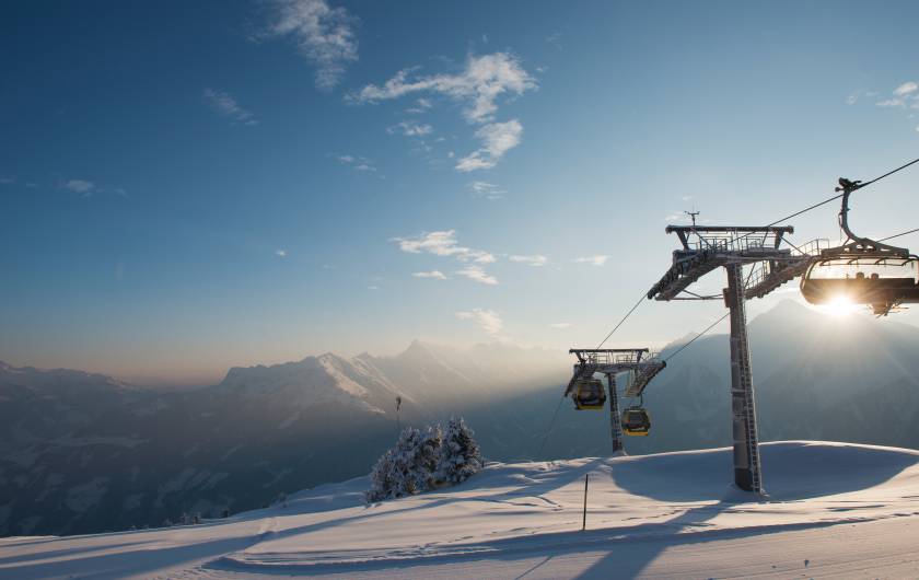 Penkenbahn in Mayrhofen im Winter