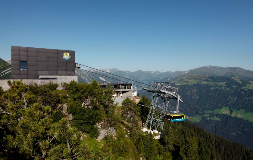 Bergstation Ahornbahn in Mayrhofen im Sommer