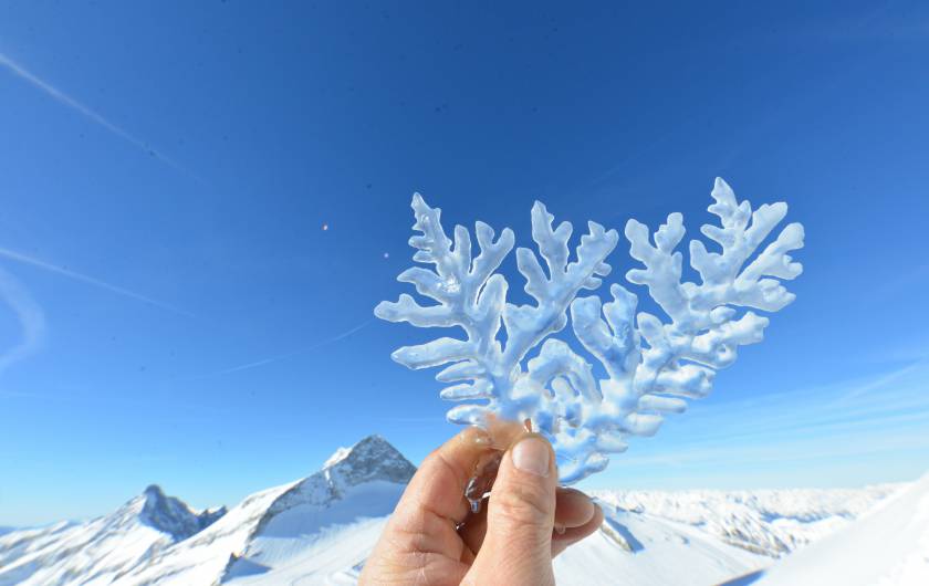 Eiskristall Natureispalast in Tux im Zillertal