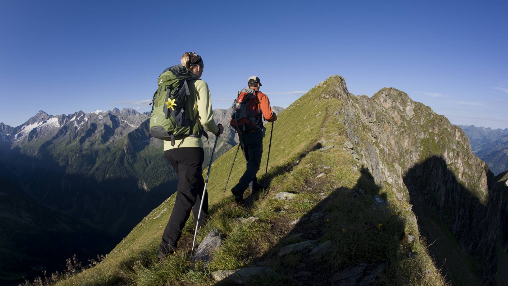 Wandern auf dem Aschaffenburger Höhensteig in Mayrhofen-Hippach