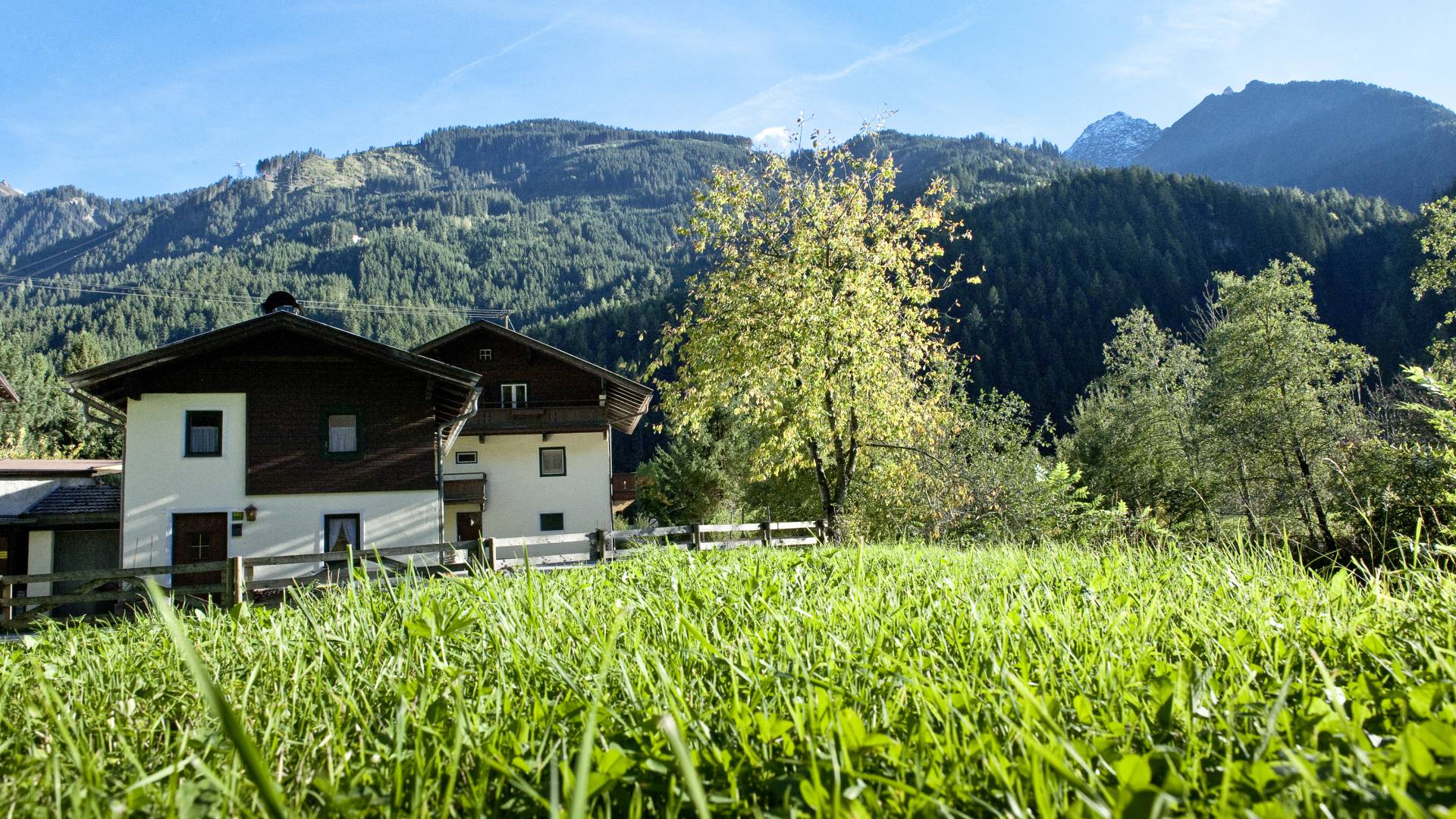 Außenansicht vom Ferienhaus Stumpfau in Mayrhofen